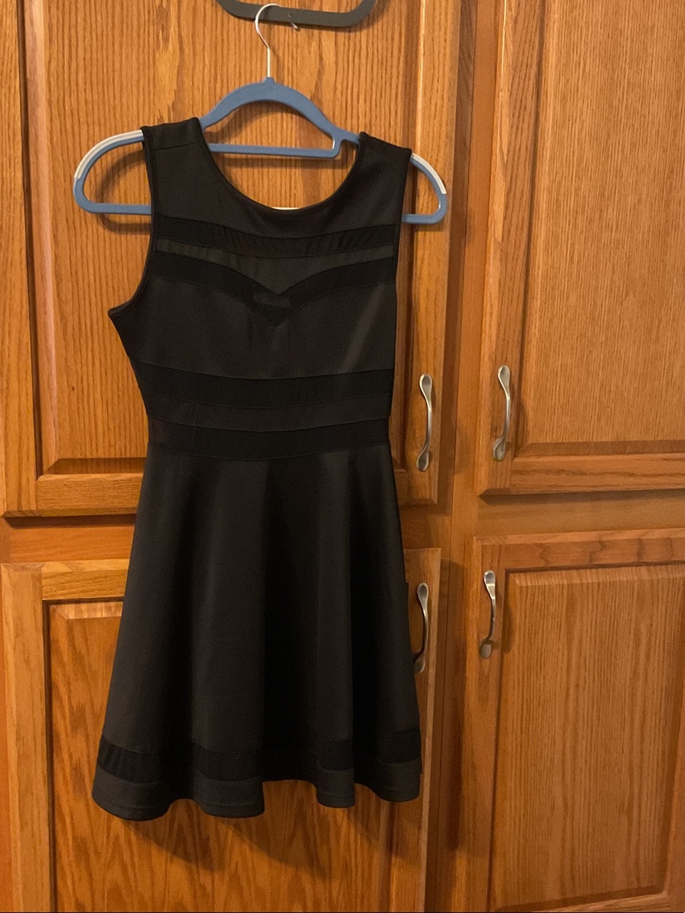 zeagoo Black Sleeveless  skater Fit & Flare Mini Dress size small